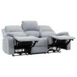Axel Electric Recliner Sofa Grey Fabric 2 Seater KF - Image 5