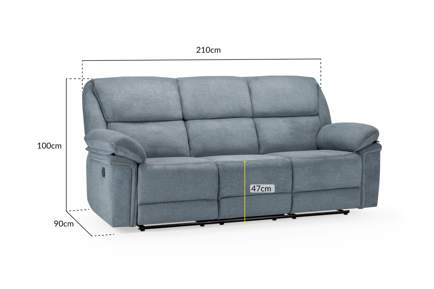 Elio Recliner Sofa - Image 9