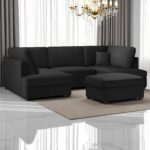 carnaby plush fabric sofa