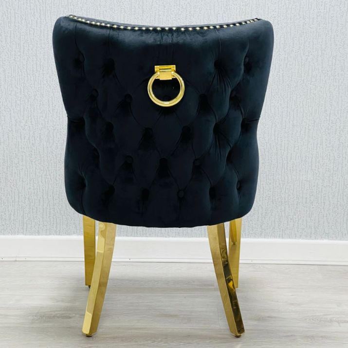 Valentino Gold Legs Chair - Image 2