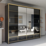 sydney high gloss wardrobe