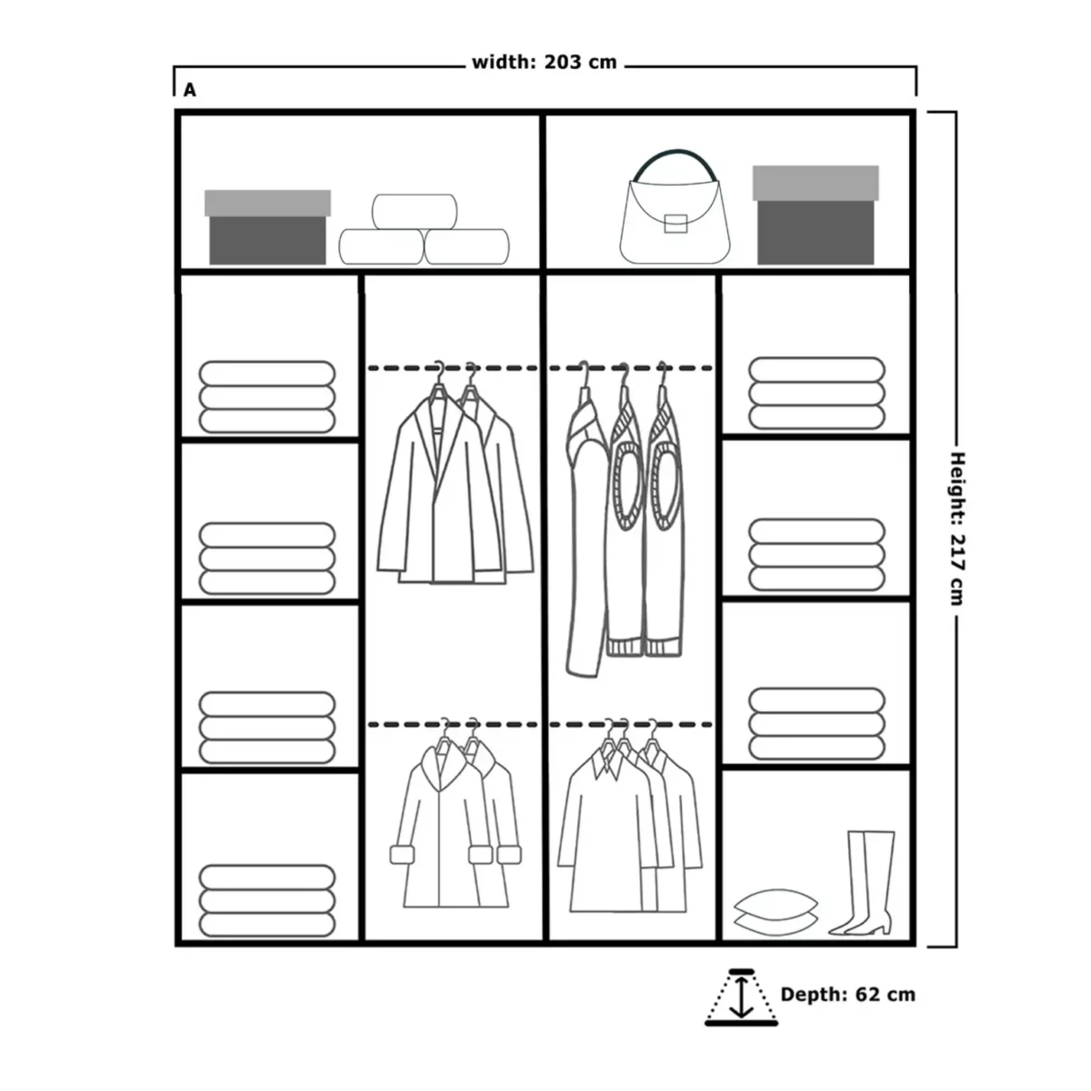 diamond wardrobe