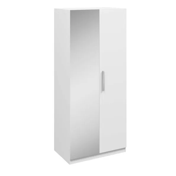 aspen 2 door mirrored wardrobe