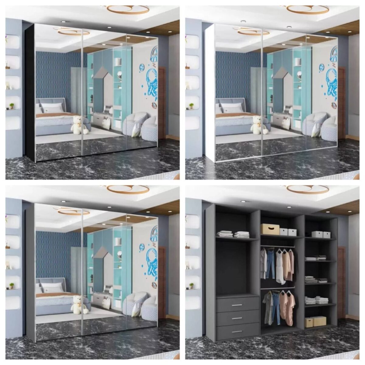 etna 250cm wardrobe