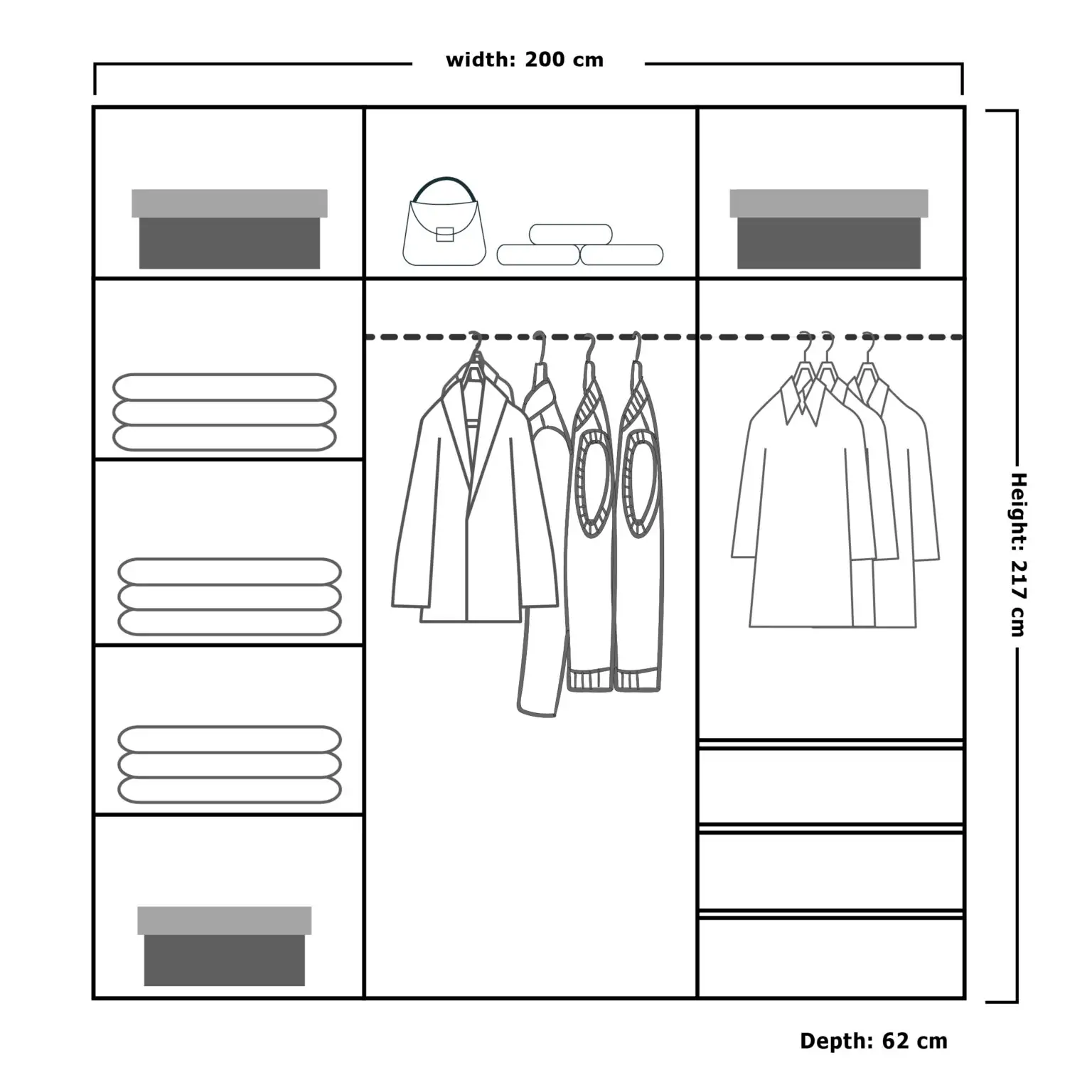 etna sliding wardrobe