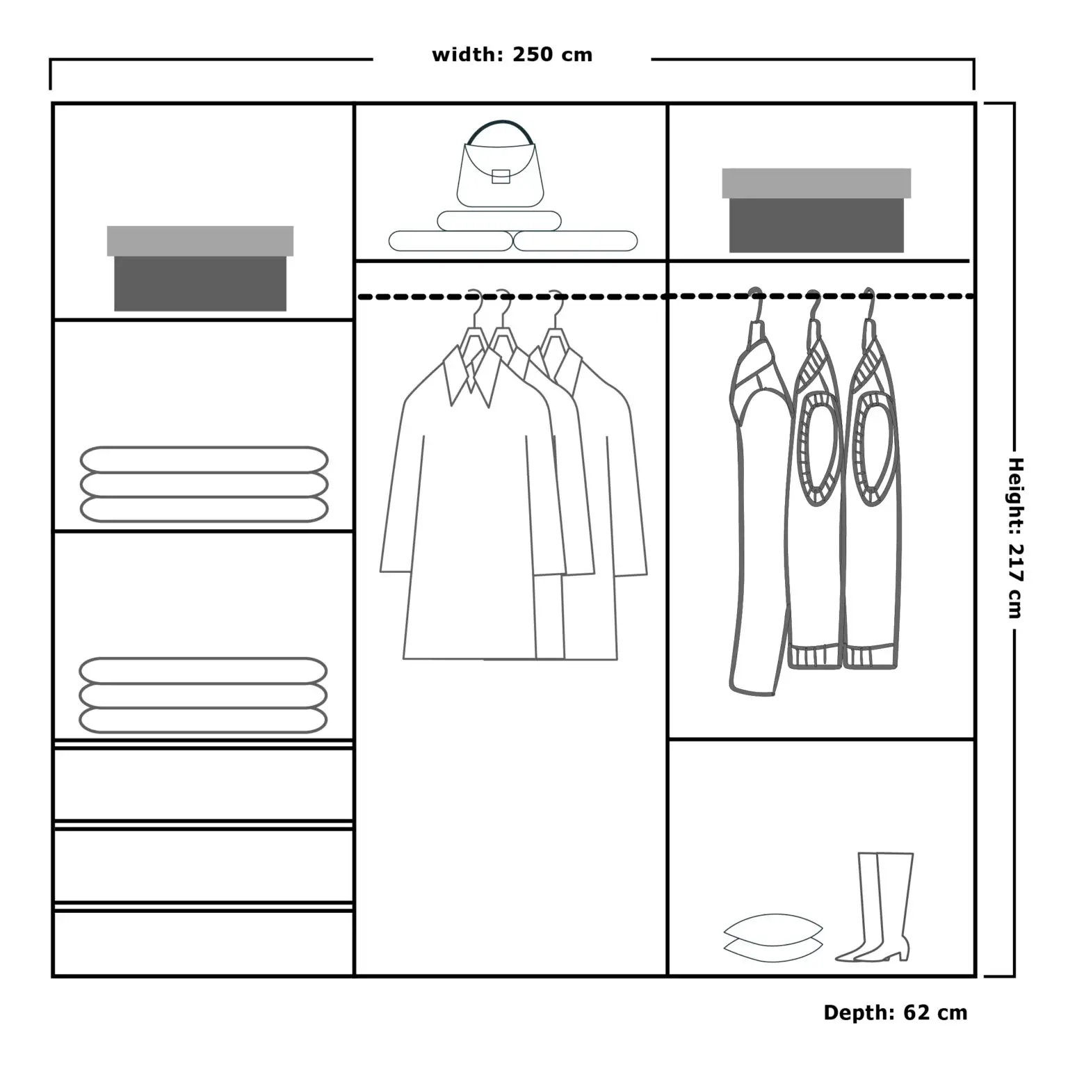 etna sliding wardrobe