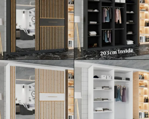 lyllie sliding wardrobe