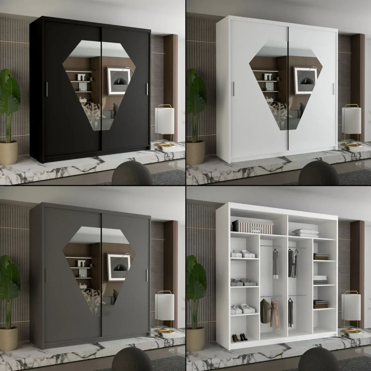 diamond wardrobe