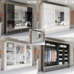sydney high gloss wardrobe