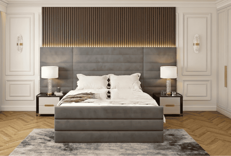 bluebell wide headboard