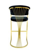 porado bar stools black