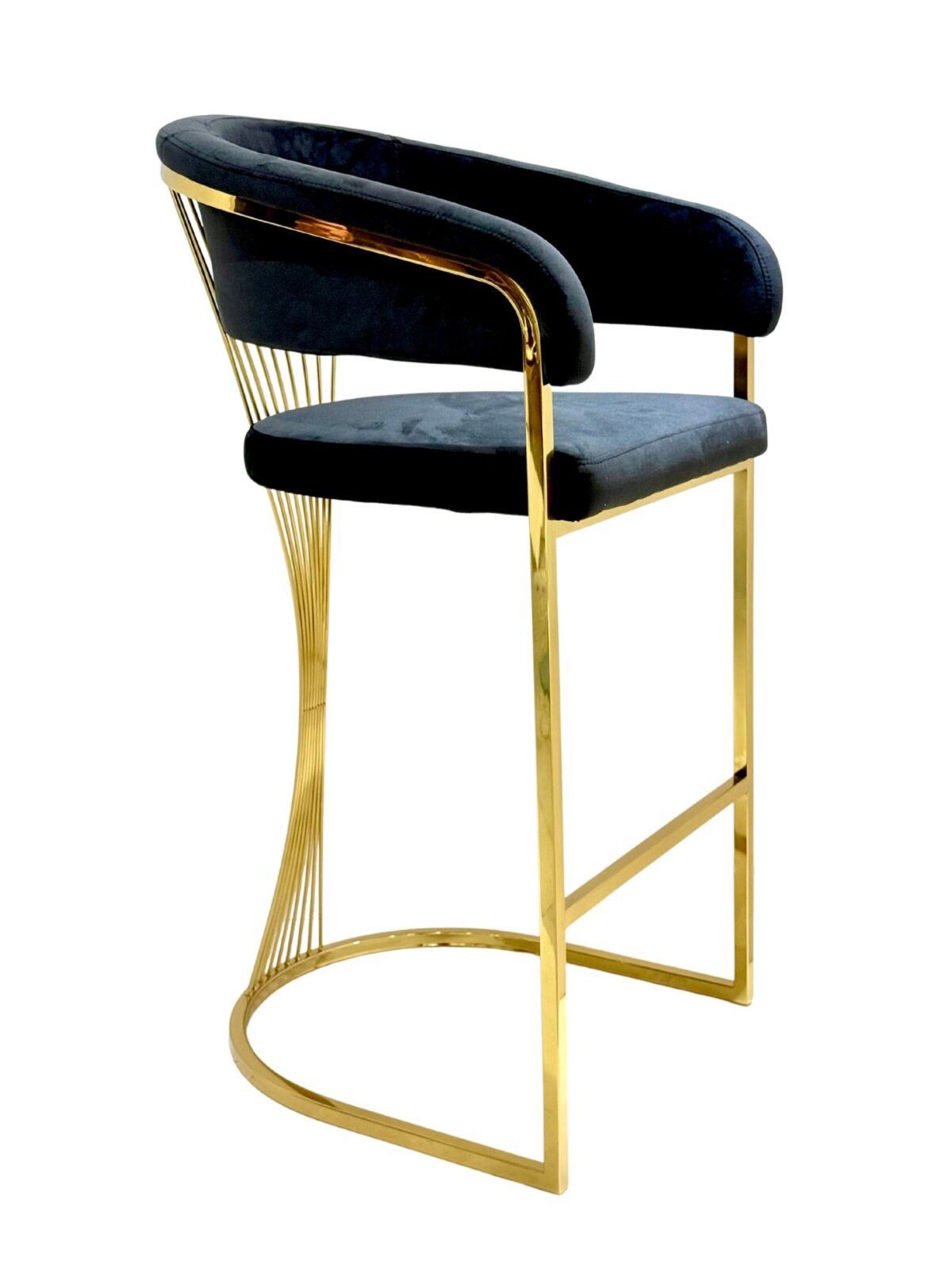 porado bar stools black
