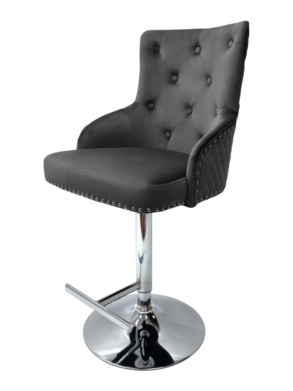 majestic breakfast stools black grey