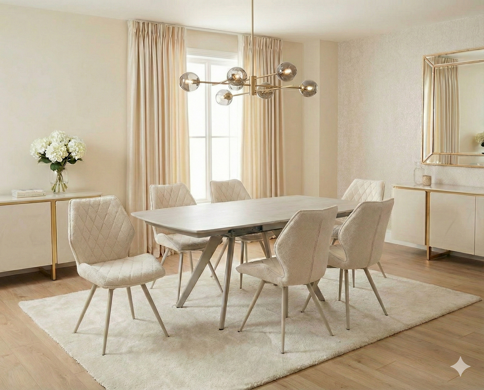 cambridge sintered stone extendable table