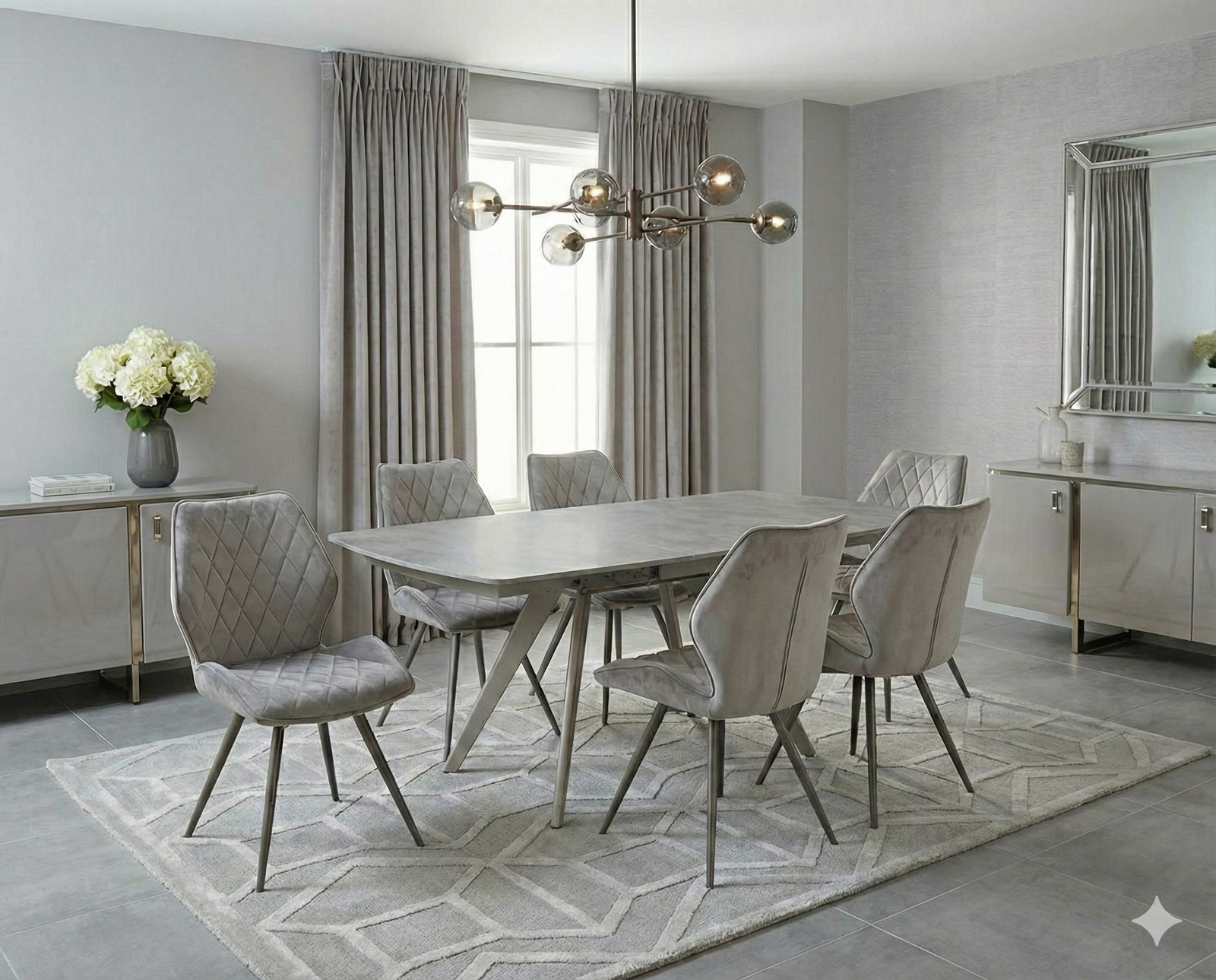 cambridge sintered stone extendable table