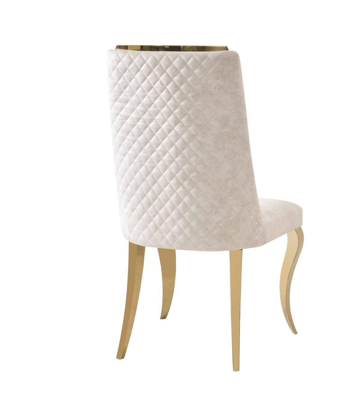 roxby dining chair cream & chrome