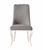 roxby dining chair cream & chrome
