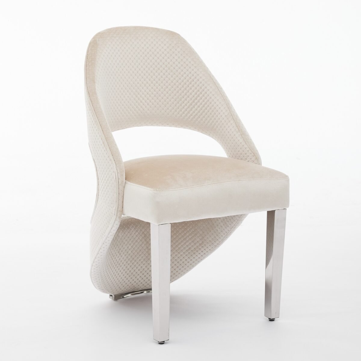 santorini cream gold chair