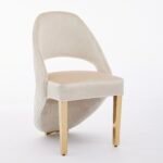 santorini cream gold chair