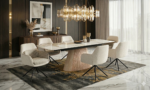 monaco beige dining table