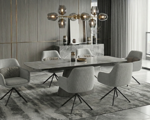 monaco grey dining table