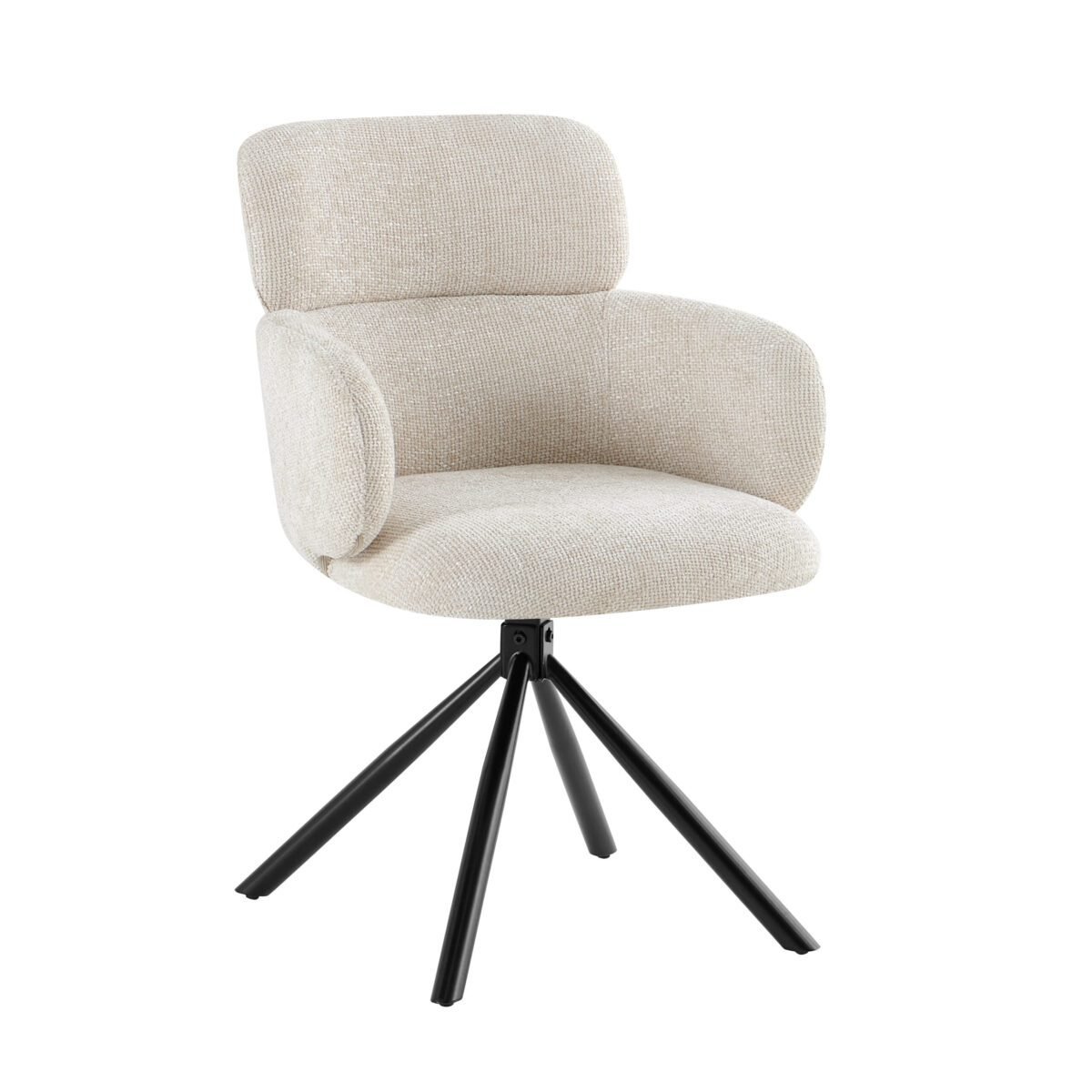 tuscany beige 360 swivel chair grey