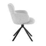 tuscany beige 360 swivel chair grey