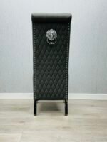 valentino chair pu leather grey