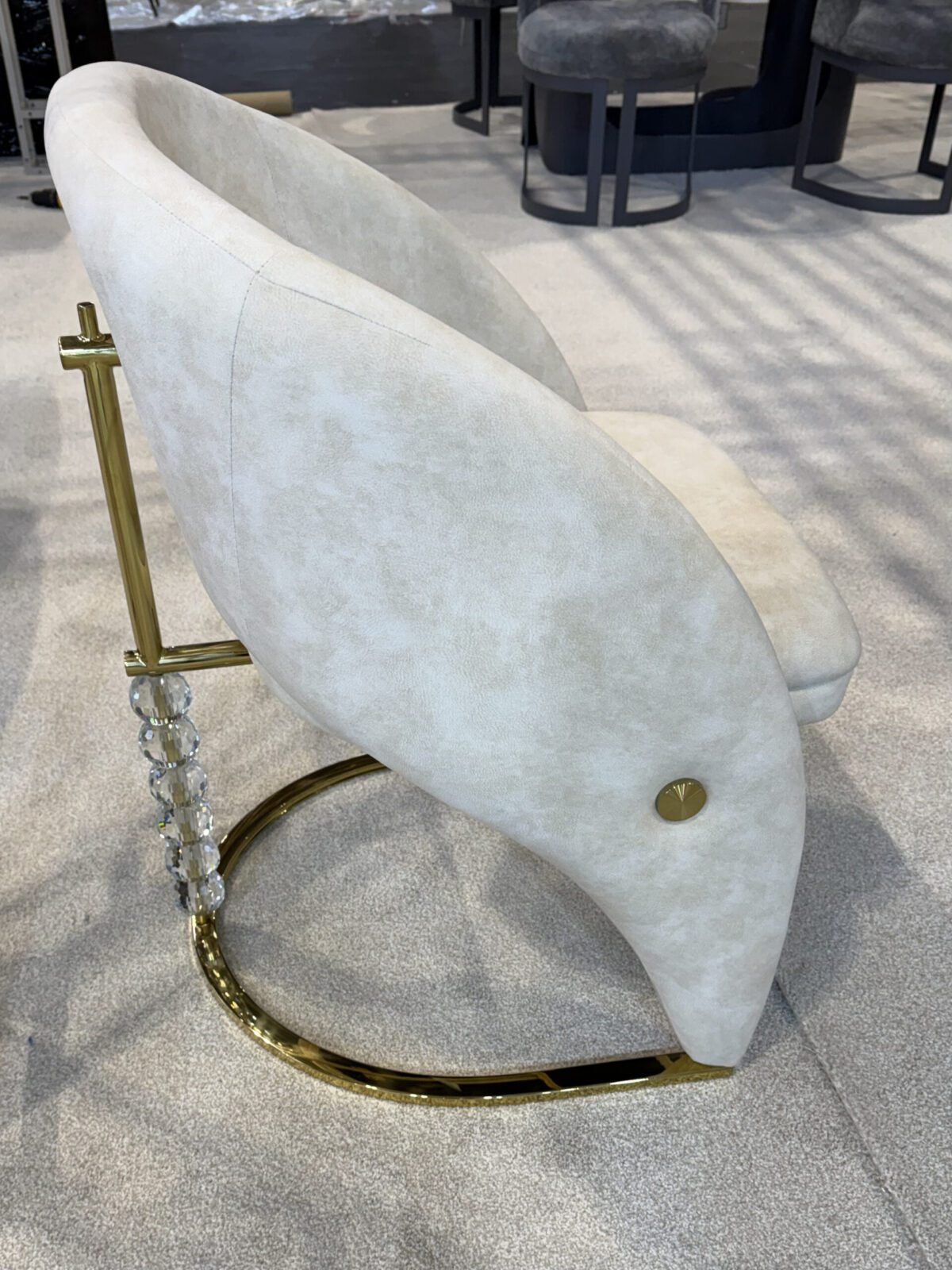 vegas dining chairs cream