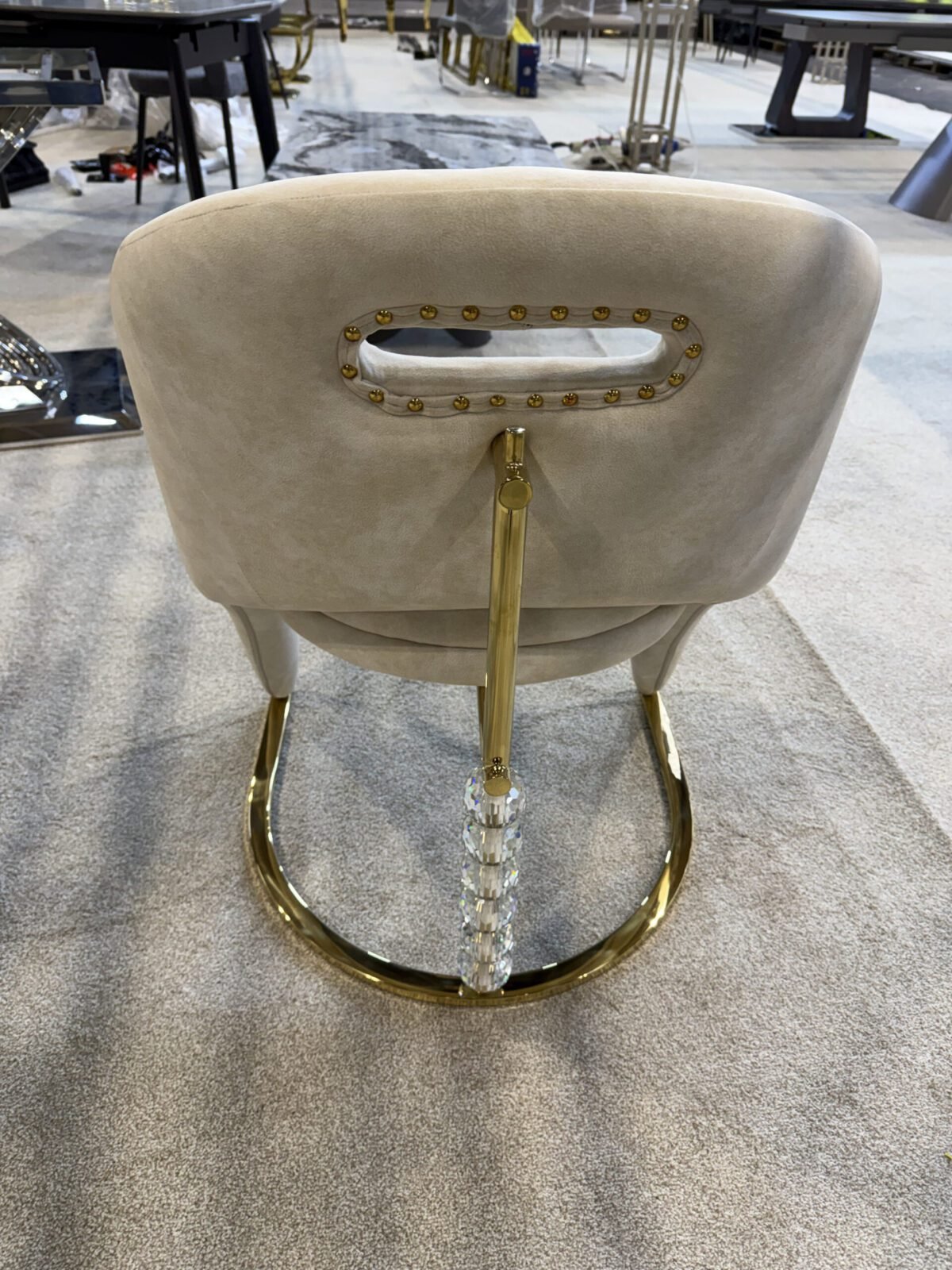 vegas dining chairs cream