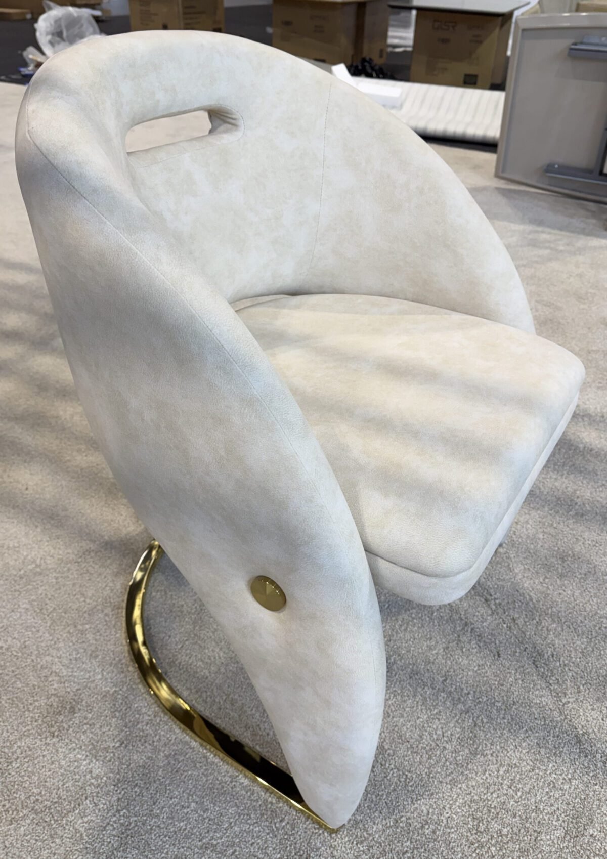 vegas dining chairs cream