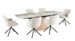 monaco sintered stone extendable table