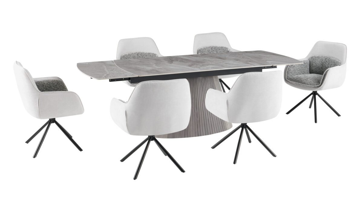 monaco grey dining table