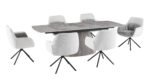 monaco grey dining table