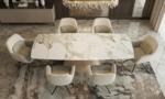 monaco beige dining table