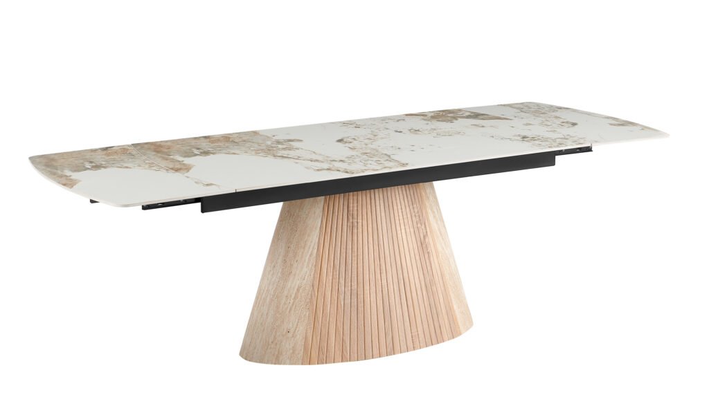 monaco sintered stone extendable table