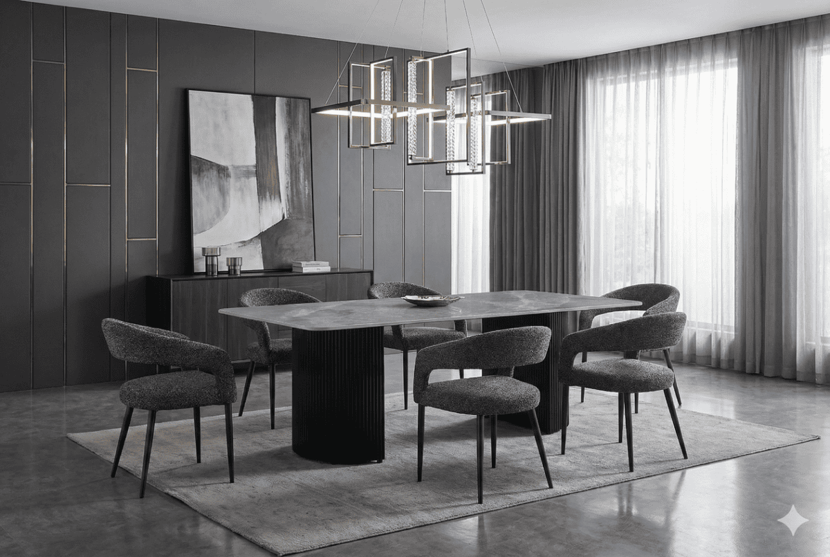 olympia ceramic dining table
