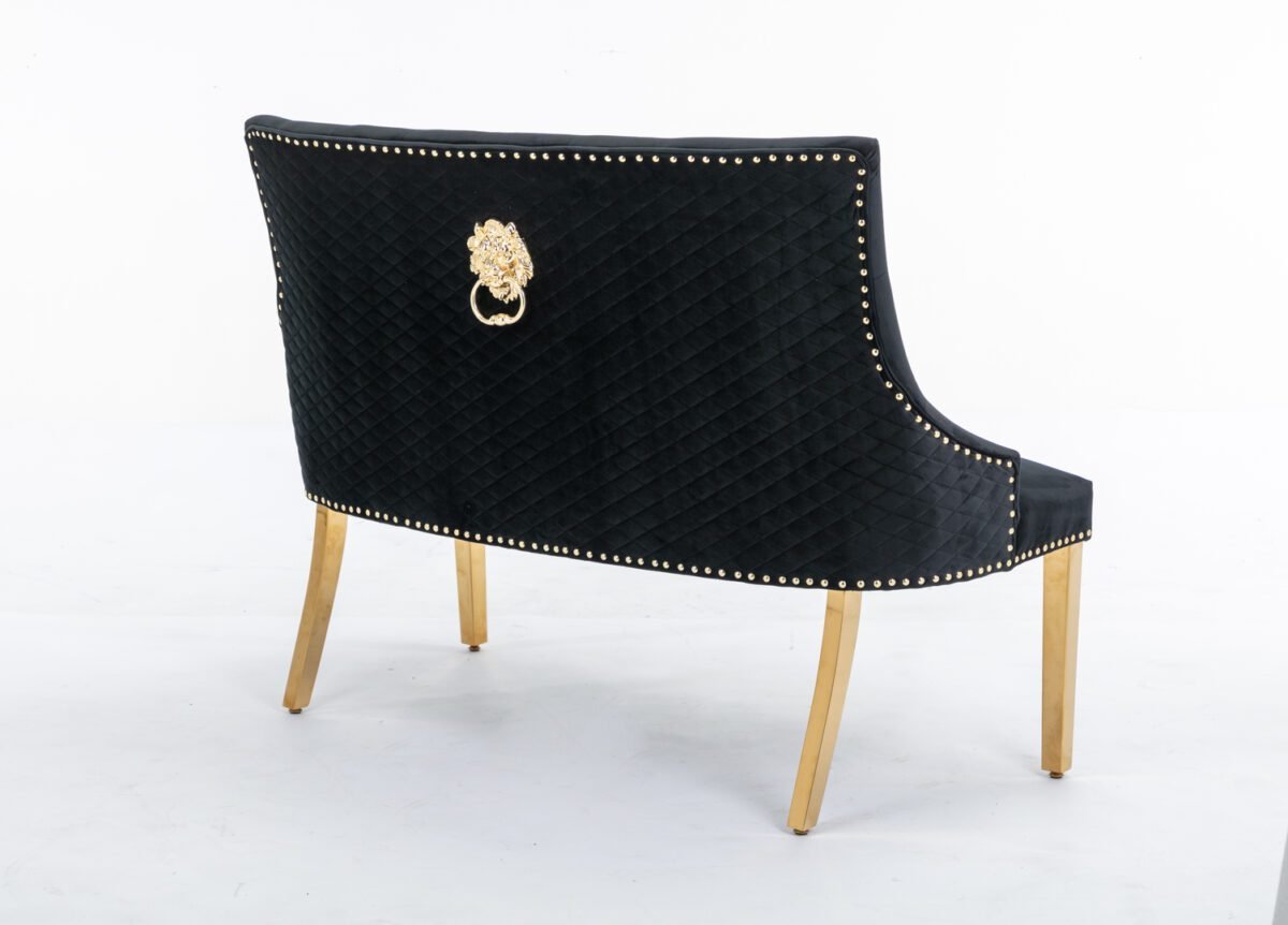 majestic luxury high back bench dark grey