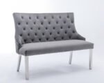 majestic luxury high back bench dark grey