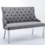 majestic luxury high back bench dark grey