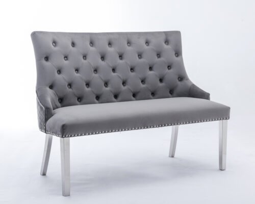 majestic luxury high back bench dark grey