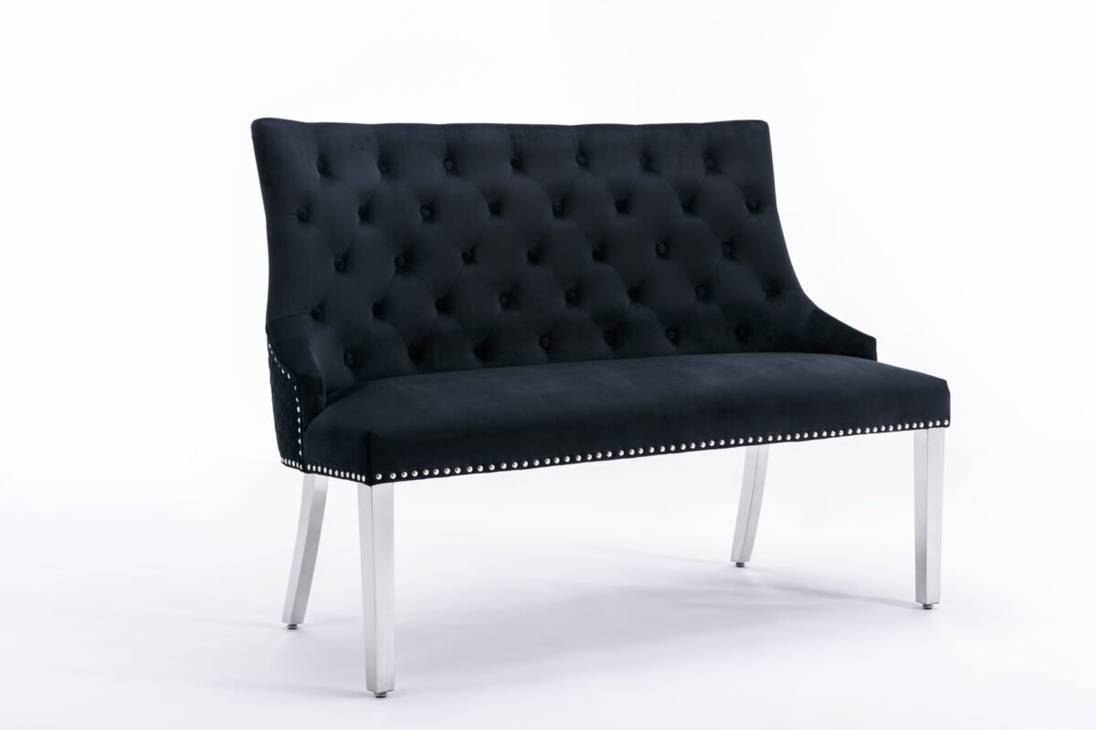 majestic luxury high back bench dark grey