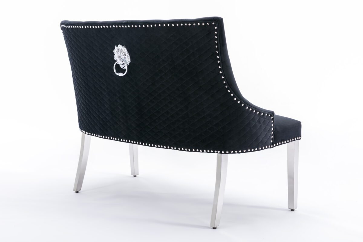 majestic luxury high back bench dark grey