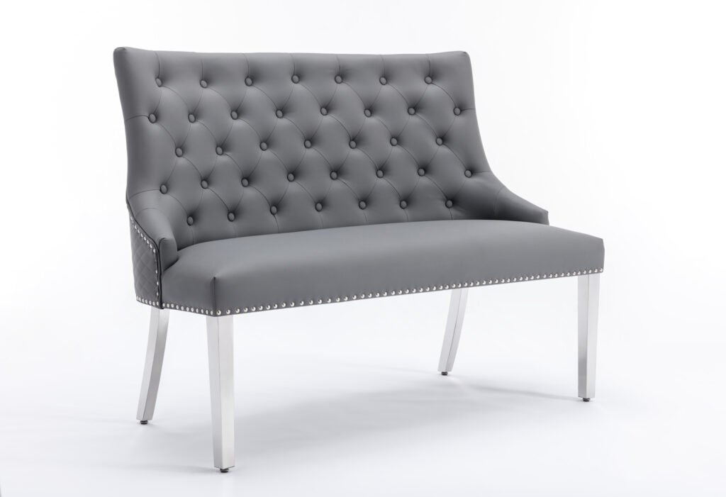 majestic luxury high back bench dark grey