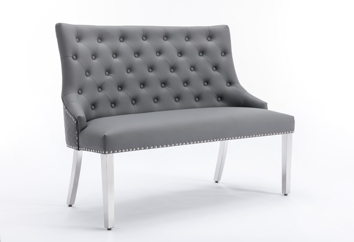 majestic luxury high back bench dark grey