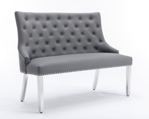 majestic luxury high back bench dark grey