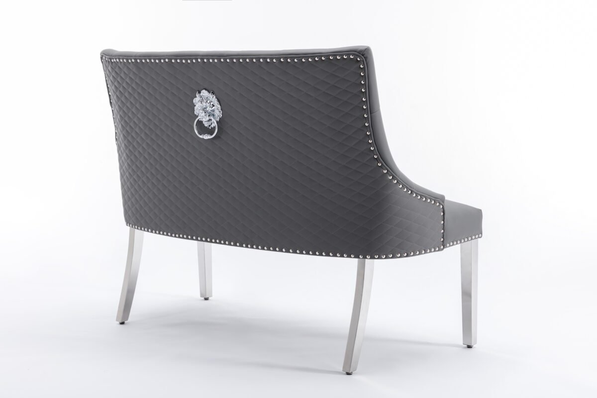majestic luxury high back bench dark grey
