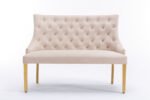 majestic luxury high back bench dark grey