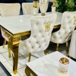 sofia marble dining table
