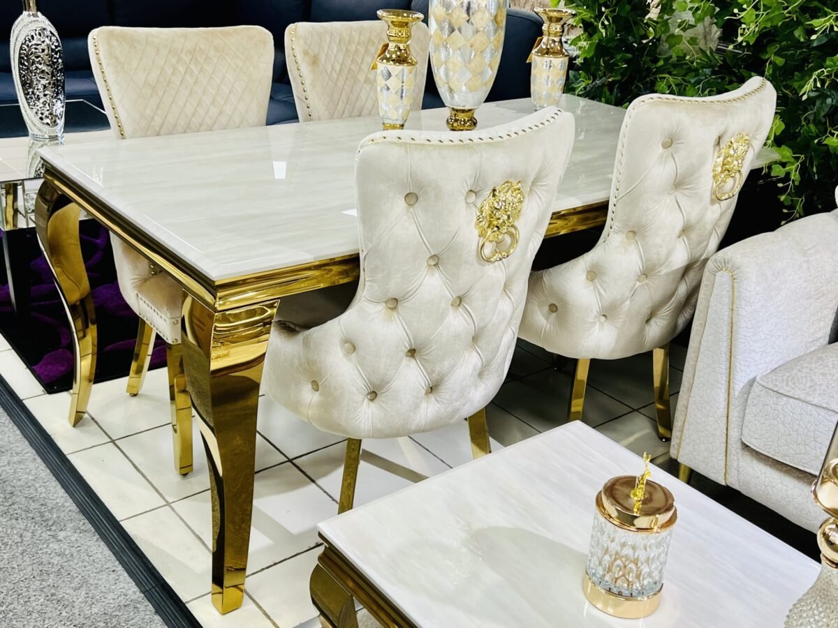 sofia marble dining table